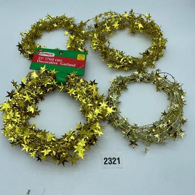 Decorative star Garland