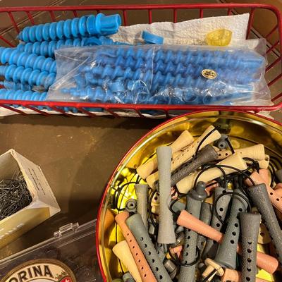 Lot of assorted perm rods