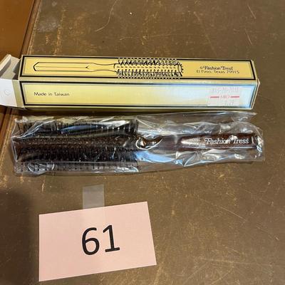 New in box vintage hair brush