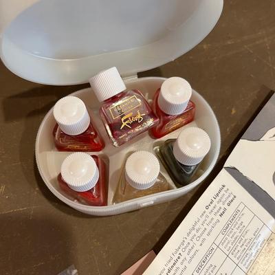 Vintage Faberge nail polish & case