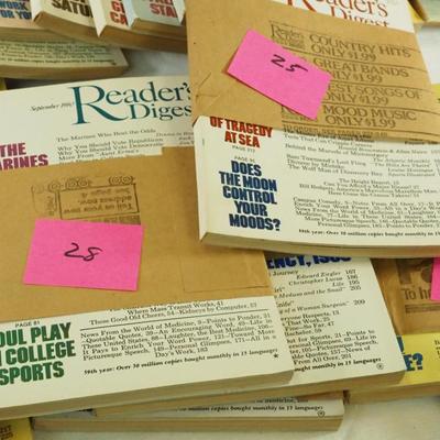 lot 186- Readers Digest magazines from 1970s 1980s