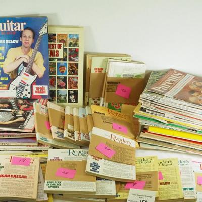 lot 186- Readers Digest magazines from 1970s 1980s