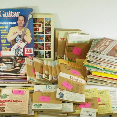 lot 186- Readers Digest magazines from 1970s 1980s
