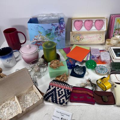 Fancy Soap, candles and collectibles