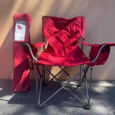 Pair of Alps Mountaineering King Kong Chairs, Red