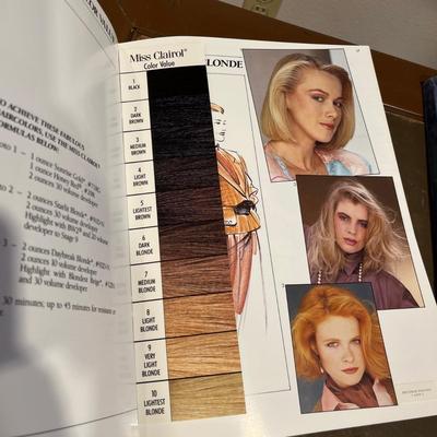 Custom hair color charts cosmetology
