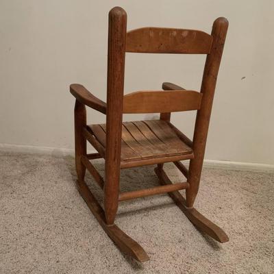 Wood Rocking Chair - CHILD SIZE