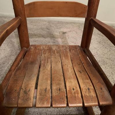 Wood Rocking Chair - CHILD SIZE