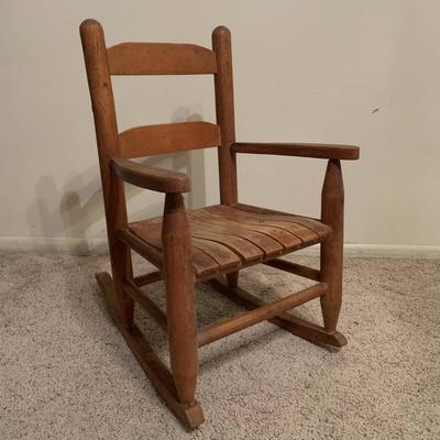 Wood Rocking Chair - CHILD SIZE