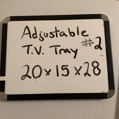 Adjustable White Tray