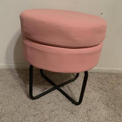 Pink Ottoman/Stool