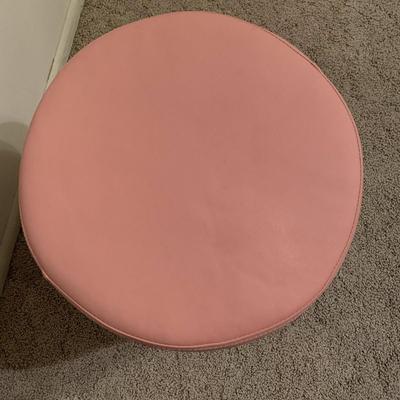 Pink Ottoman/Stool