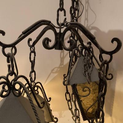 Iron Lanterns Ceiling Hanging Lamp