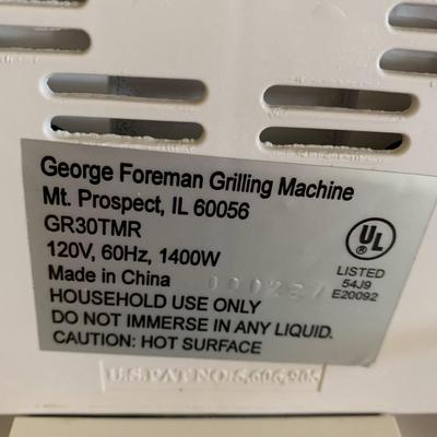 George Foreman Grill - White