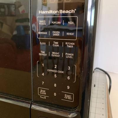 Black Hamilton Beach Microwave