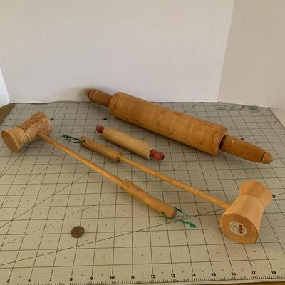 Wood Rolling Pins and Mallets