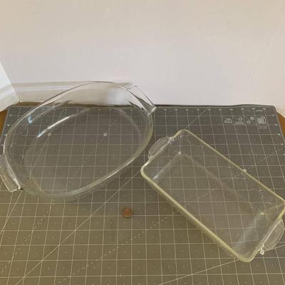 Clear Glass Pyrex Casserole Pans