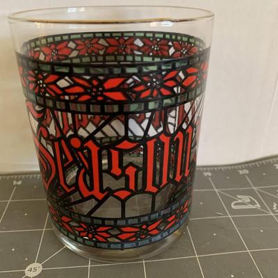 Season Greetings Holiday Glasses