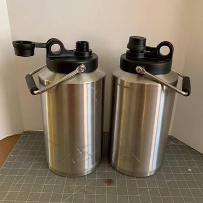 2 Stainless Water Jugs