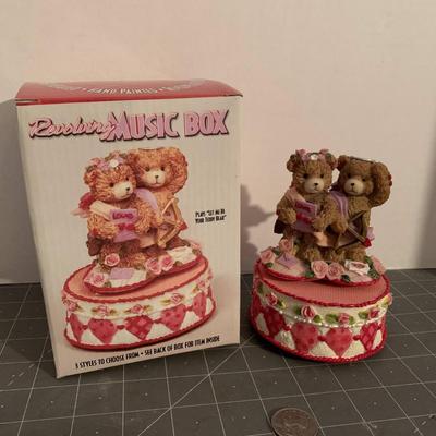 Teddy Bear Revolving Music Box