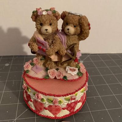 Teddy Bear Revolving Music Box