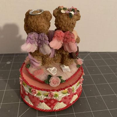 Teddy Bear Revolving Music Box