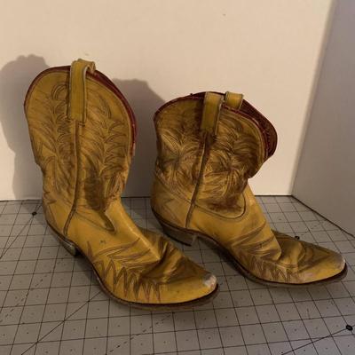 Yellow Cowboy Boots