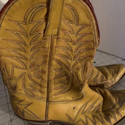 Yellow Cowboy Boots