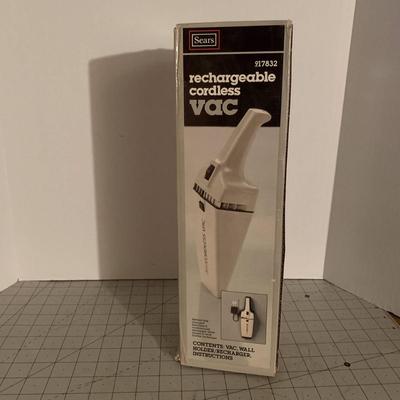 Sears Rechargeable Cordless Vacuum