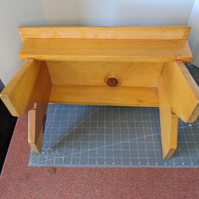 Wooden Footstool