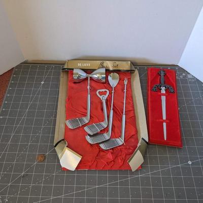 Golf Theme Bar Set
