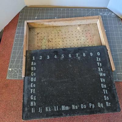 Slide Open Chalkboard