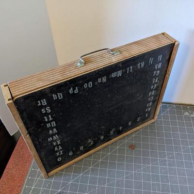 Slide Open Chalkboard