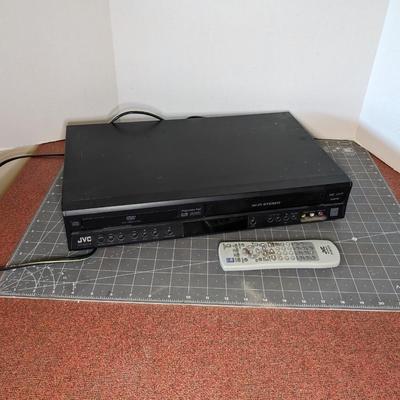 JVC VCR & DVD Player with Remote