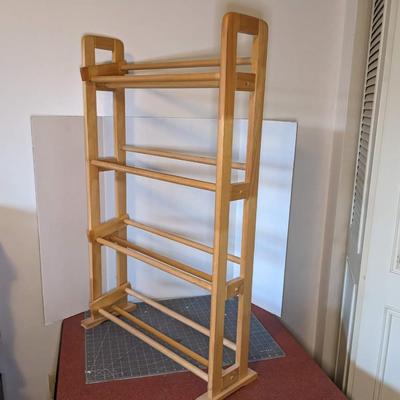 Wood Shoe Rack