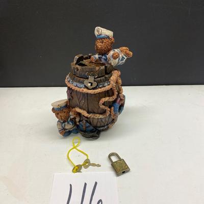 Bear Bank with Lock