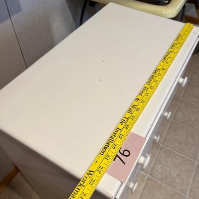 Small white 4 drawer dresser
