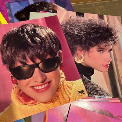 Vintage beauty shop wall art