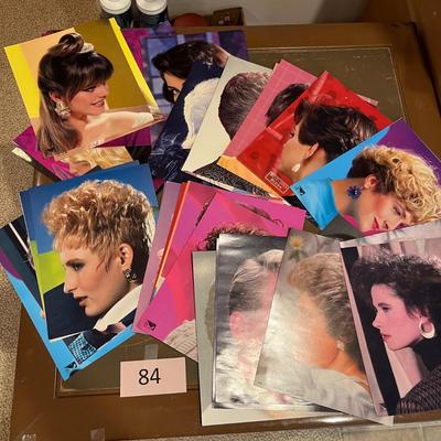 Vintage beauty shop wall art