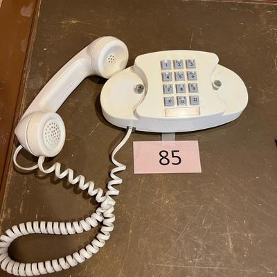 Vintage white phone