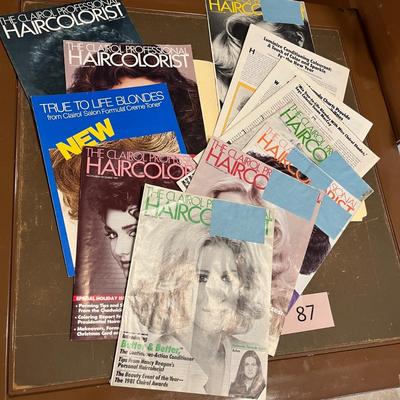 Vintage hair, colorist, magazines