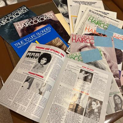 Vintage hair, colorist, magazines