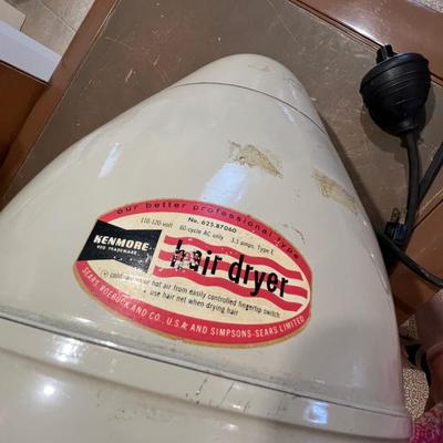 Vintage hair dryer