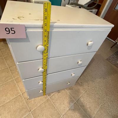 White small dresser vintage