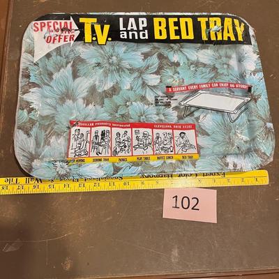 Vintage in original packaging lap tray with legs
