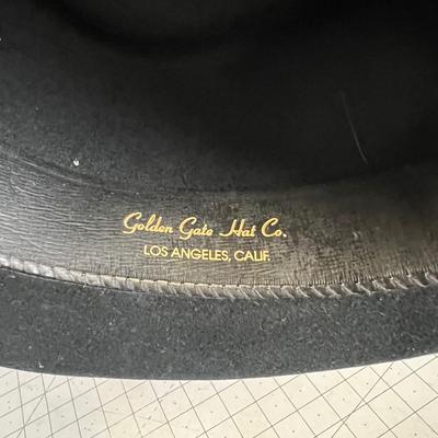 Golden Gate Hat Co. Black Felt Hat 