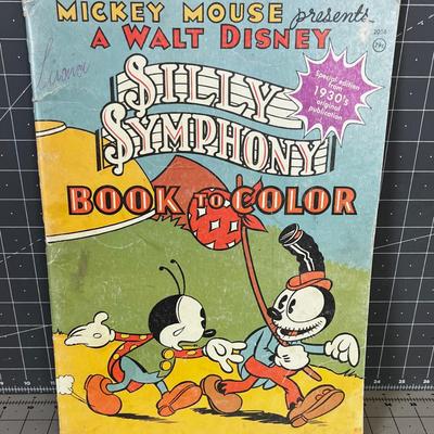 Mickey Mouse, $illy $ymphony Book to color