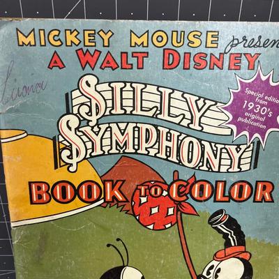 Mickey Mouse, $illy $ymphony Book to color