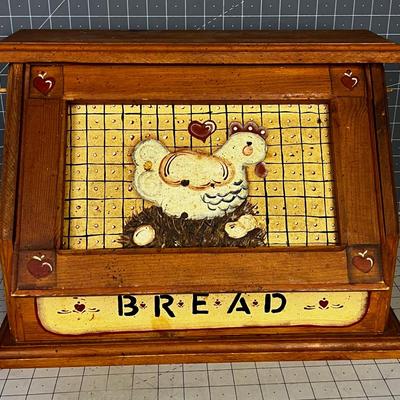 Toll Painted Bread Box
