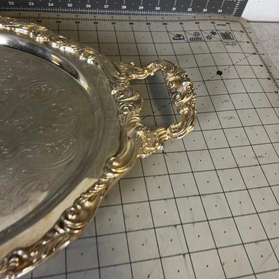 Silver Plated Serving Tray 
